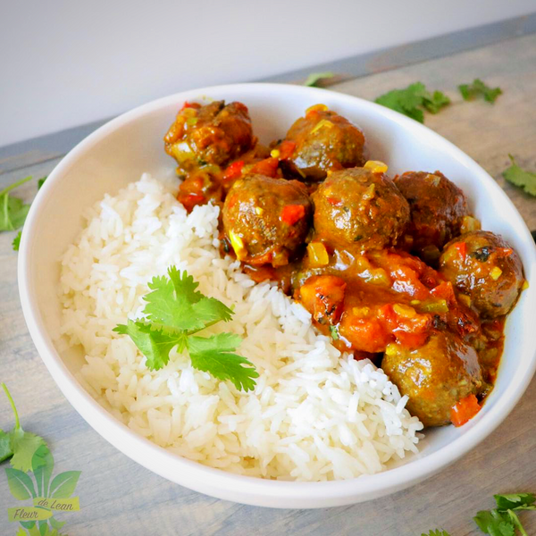 @fleur_de_lean's Maharajah Sweet Potato and Wild Rice Meatless Meatballs